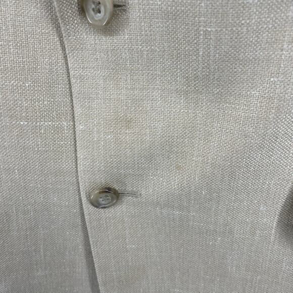 Brooks Brothers Size 41 Regular Mens Blazer Silk Linen Wool Blend Sports Jacket - Picture 3 of 7